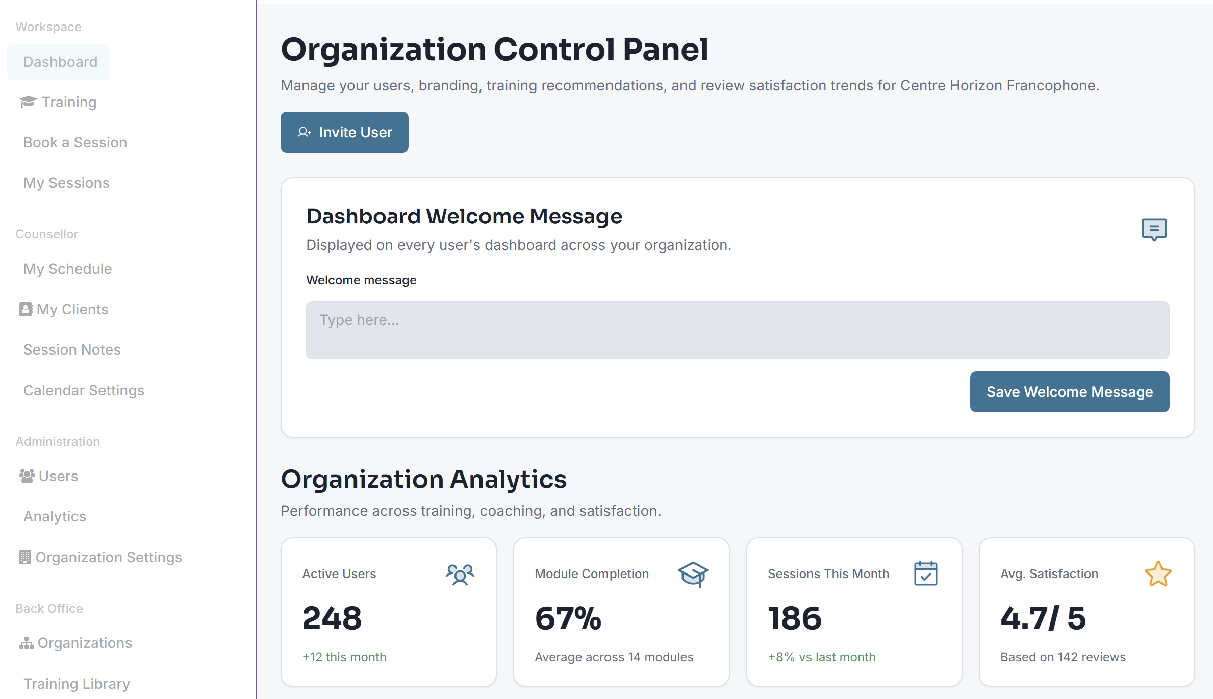 FlowOp platform dashboard preview